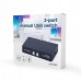 Gembird 2-Port Manual Usb Switch Black