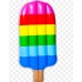 Inflatable sea layer ice cream stick 1.8 x 0.7 x 0.2m